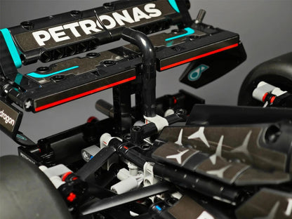 Tekniikka 1642PCS Mekaaniset kilpa-auton rakennuspalikat – W14 Venue Racing Model Kit for Adults & Kids