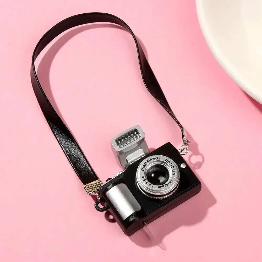 1Pc Miniature Digital SLR-kamera för dockhus – Docka Tillbehör för Labubu & Upset Duck Dolls