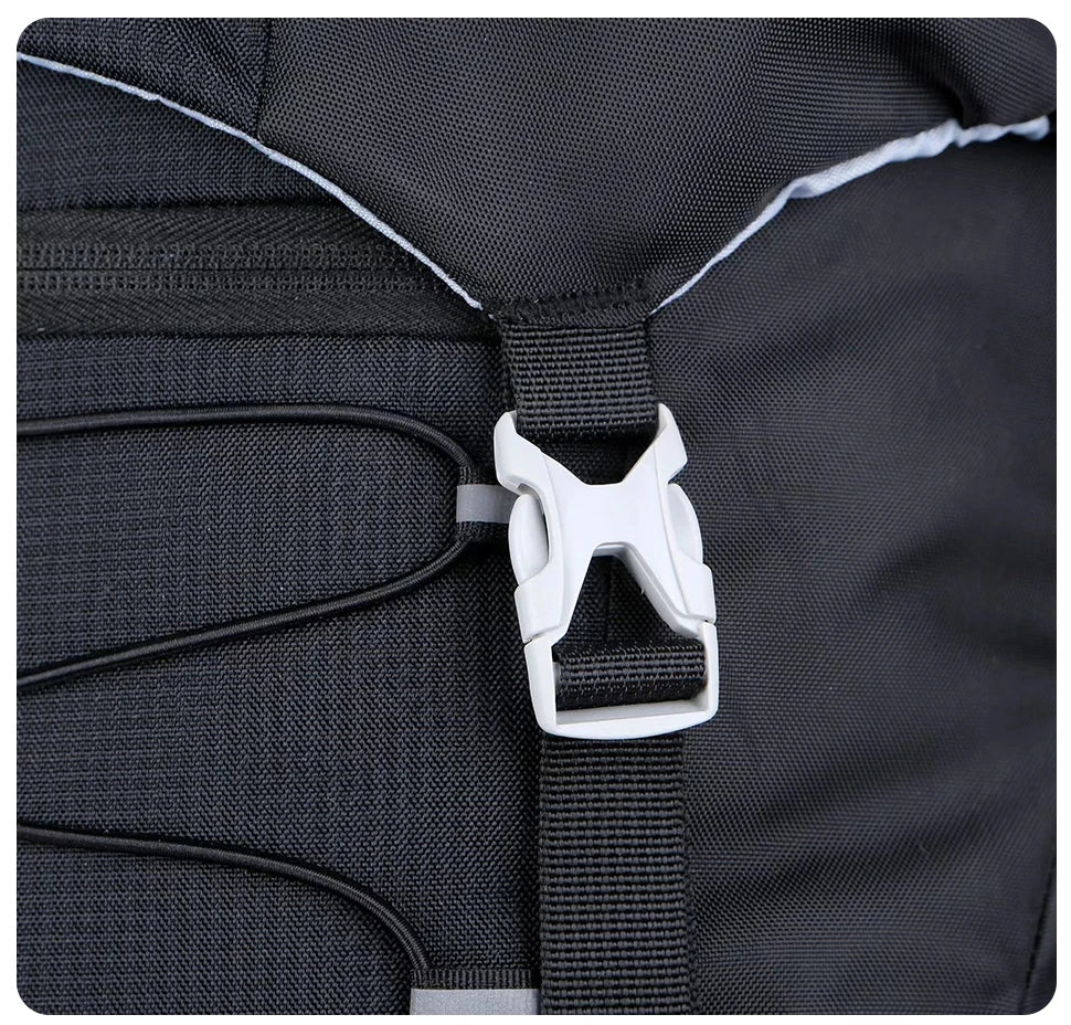 WESTTUNE 50L vedenpitävä retkeilyreppu sadesuojalla – Monitoiminen ulkoilu- ja vuorikiipeilylaukku