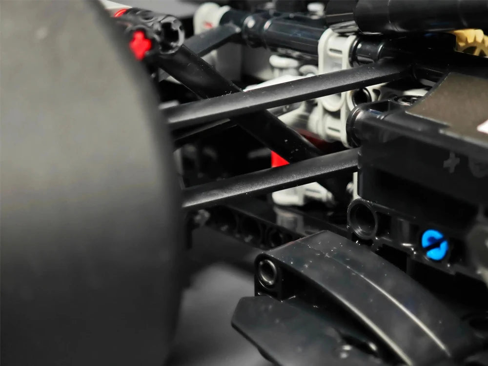 Tekniikka 1642PCS Mekaaniset kilpa-auton rakennuspalikat – W14 Venue Racing Model Kit for Adults & Kids