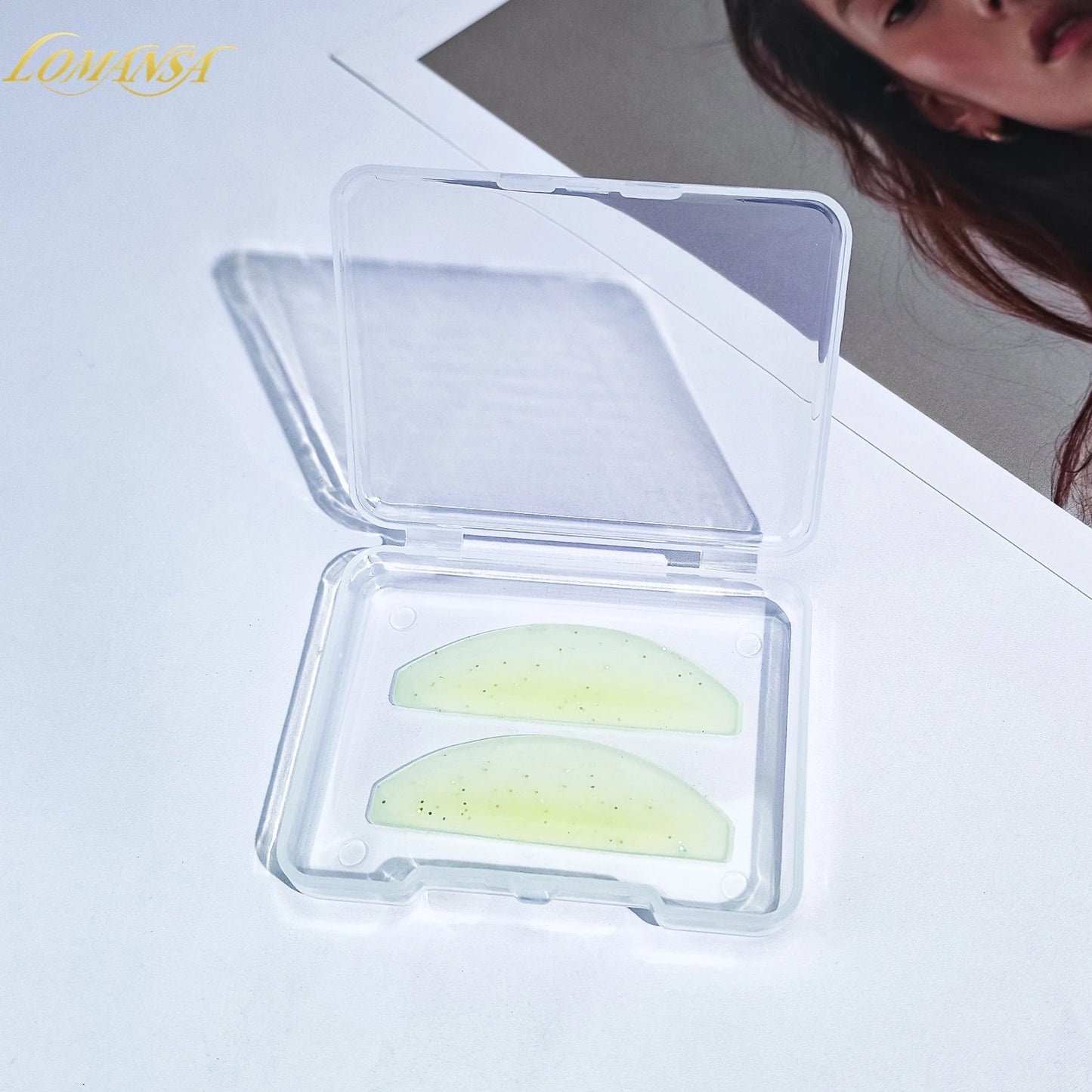 Lomansa 1 pari silikonia Lash Pehmentävät tyynyt – Silmälasien suojukset ja suojat Lash-nostoon, ammattimaiset silmälasien kiinnitystarvikkeet