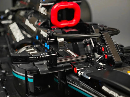 Tekniikka 1642PCS Mekaaniset kilpa-auton rakennuspalikat – W14 Venue Racing Model Kit for Adults & Kids