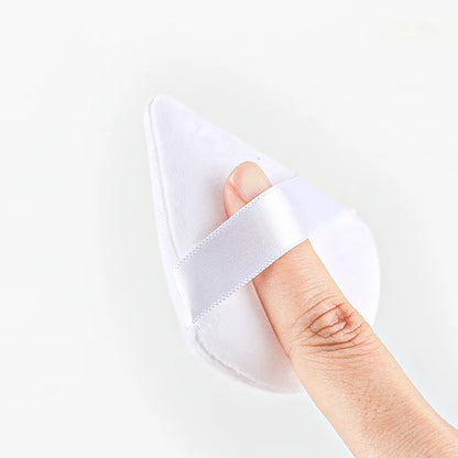 SHIDSIHANGPIN Triangle Velvet Powder Puff – Återanvändbart ansikte Kosmetisk Sponge, Mini Cotton Makeup Puff för Foundation, ögonskugga och skönhetsverktyg (1/2/3/6st)