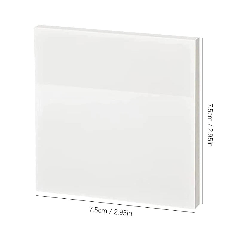 50 arkkia Läpinäkyvät tarravihkot – vedenpitävä viesti ja allekirjoitustarrat muistikirjoihin