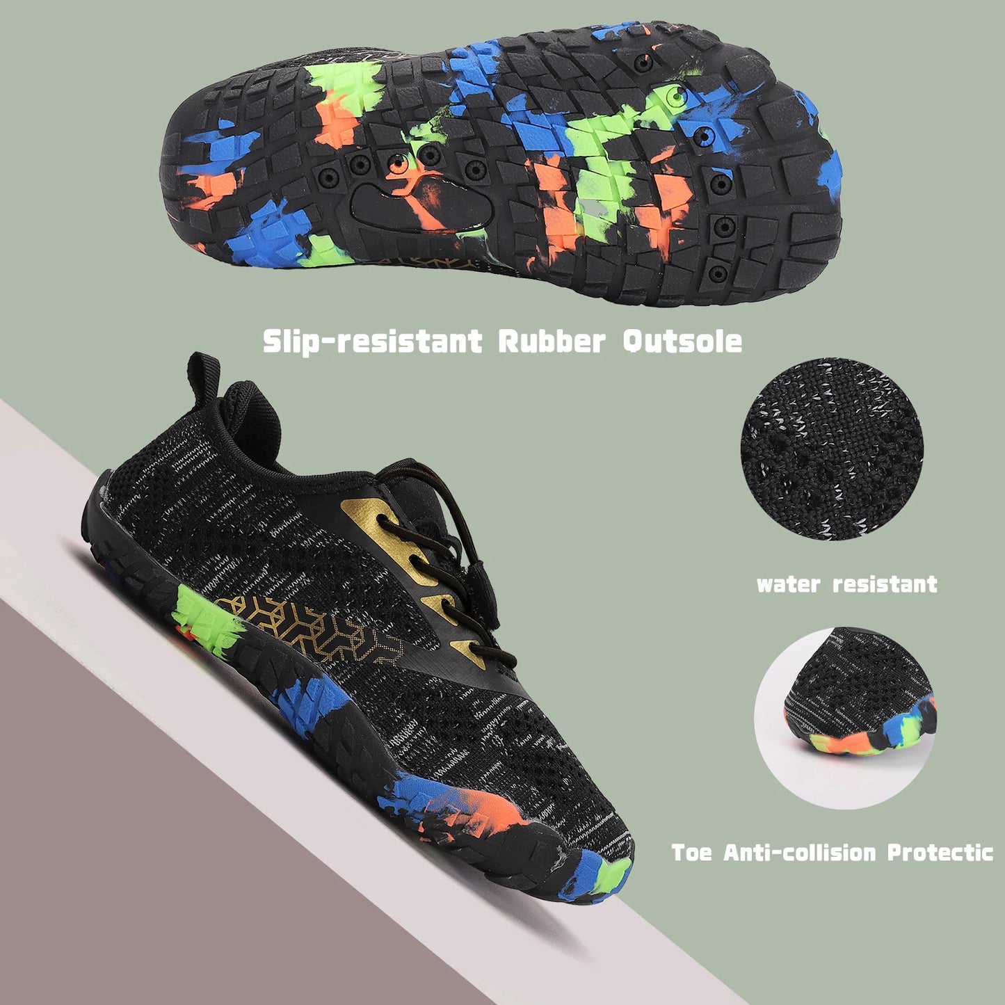 Lapset Aqua Kengät – Nopea kuiva ranta ja vesijuoksijat pojille ja tytöille