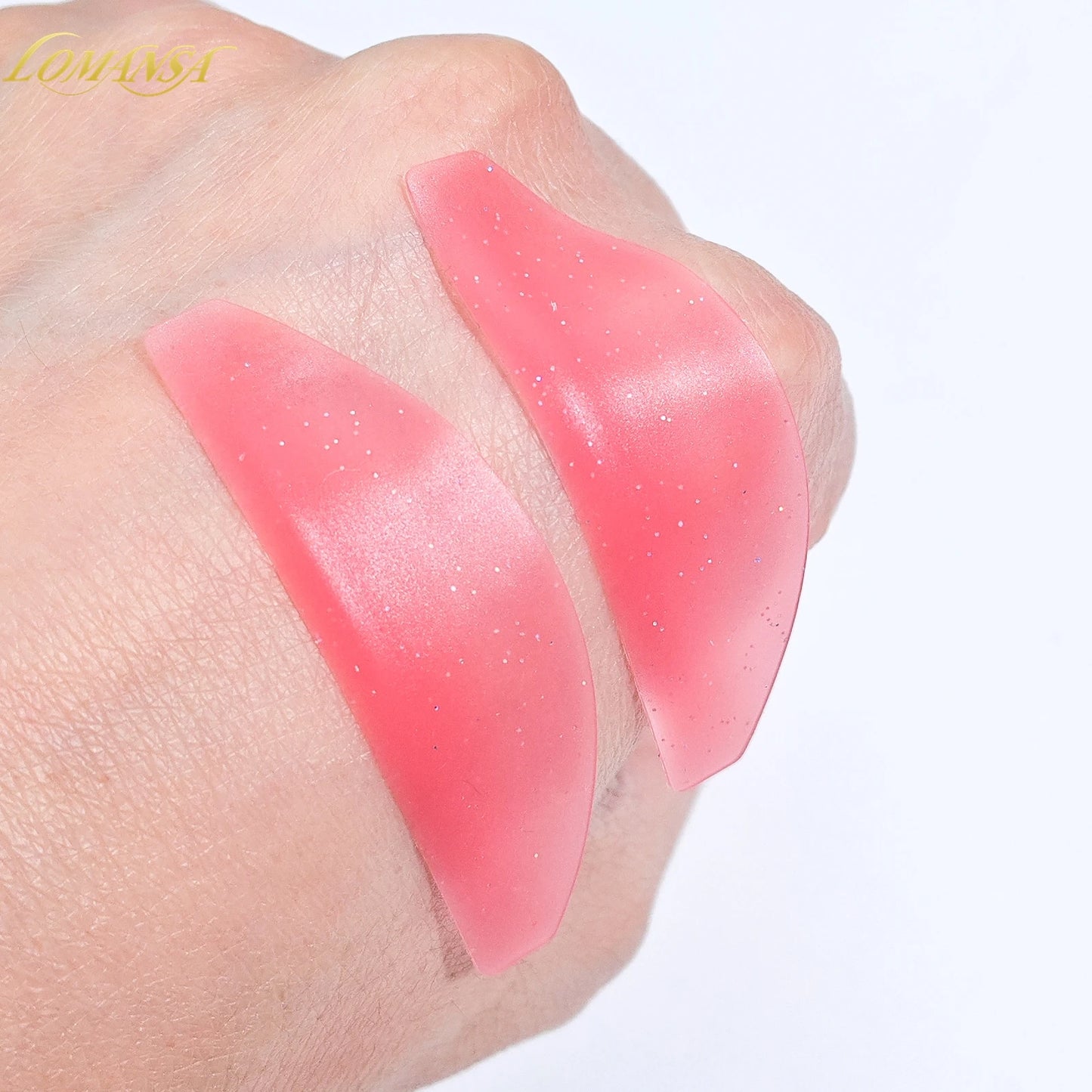 Lomansa 1 pari silikonia Lash Pehmentävät tyynyt – Silmälasien suojukset ja suojat Lash-nostoon, ammattimaiset silmälasien kiinnitystarvikkeet