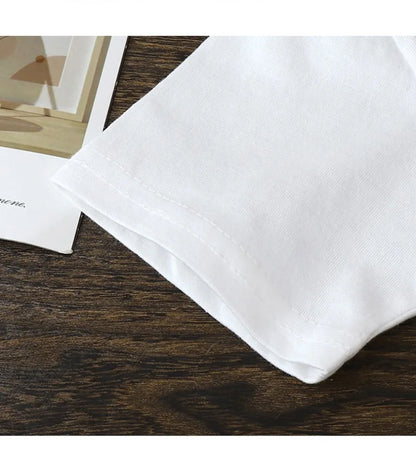 2-10Y Barnens Pure Cotton Short Sleeve Pullover T-Shirt – Baby Pojkar & Flickor Sommar Toppar