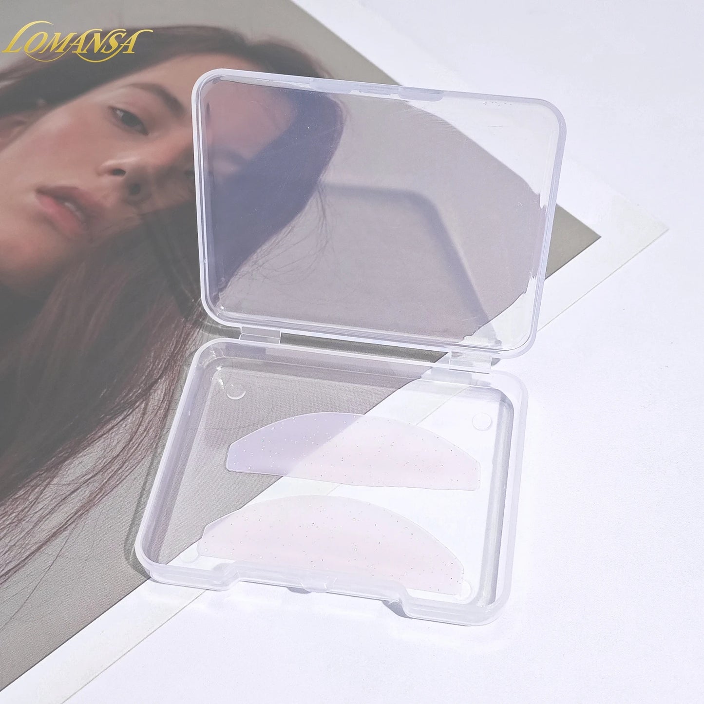 Lomansa 1 pari silikonia Lash Pehmentävät tyynyt – Silmälasien suojukset ja suojat Lash-nostoon, ammattimaiset silmälasien kiinnitystarvikkeet