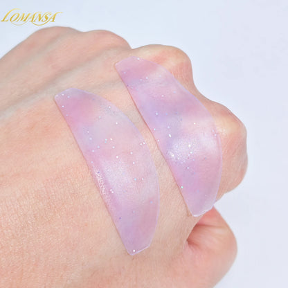 Lomansa 1 pari silikonia Lash Pehmentävät tyynyt – Silmälasien suojukset ja suojat Lash-nostoon, ammattimaiset silmälasien kiinnitystarvikkeet