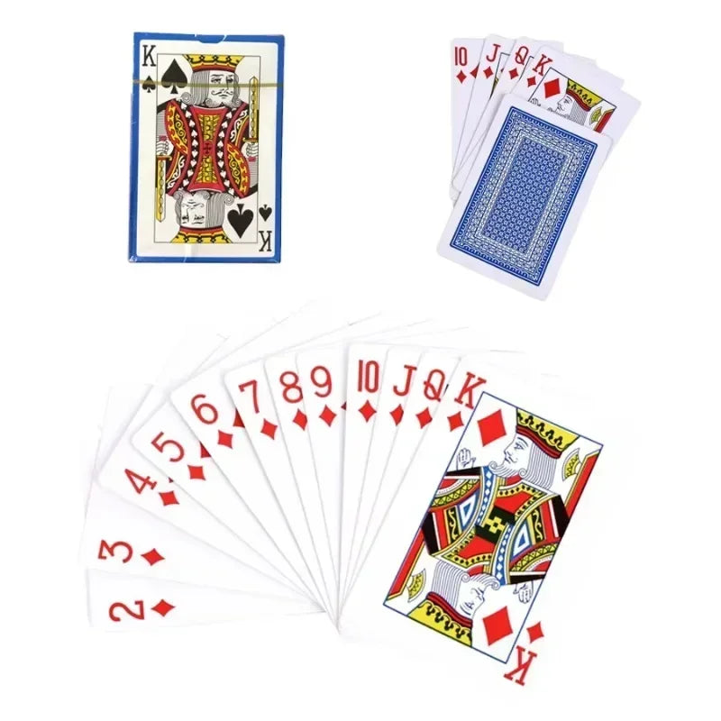 1–100 Pcs Poker Card Set – 54 kortdäck för vuxna, klassiskt brädspel för underhållning och casinospel