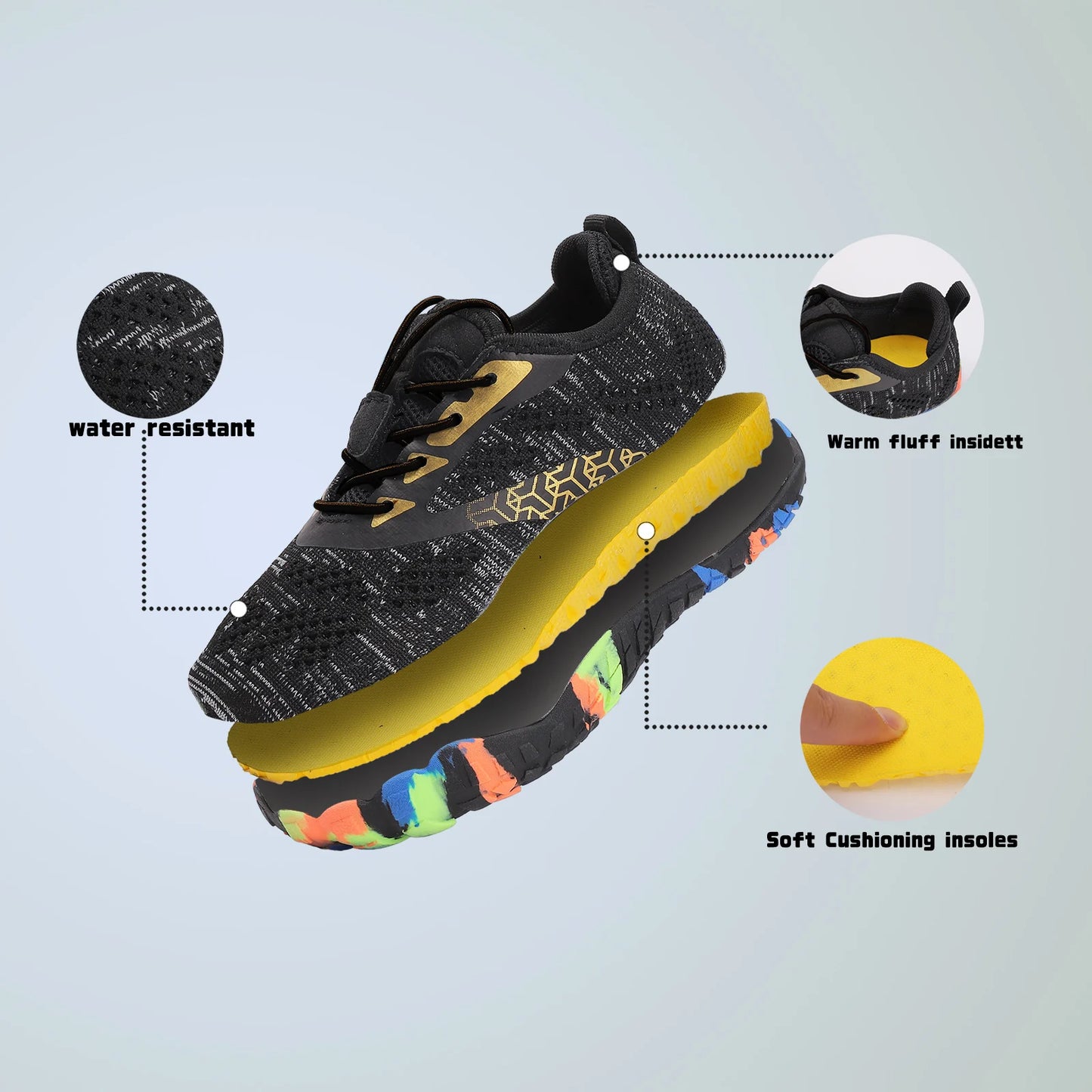 Lapset Aqua Kengät – Nopea kuiva ranta ja vesijuoksijat pojille ja tytöille