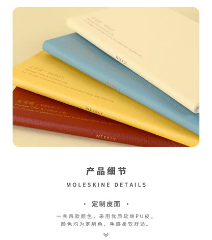 Kinbor Weekly Planner Notebook – Päivittäinen päivä- ja kuukausiohjelma Journa