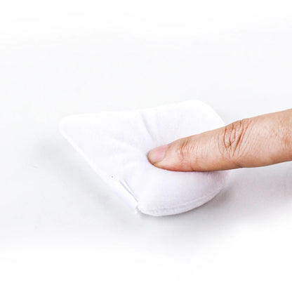 SHIDSIHANGPIN Triangle Velvet Powder Puff – Återanvändbart ansikte Kosmetisk Sponge, Mini Cotton Makeup Puff för Foundation, ögonskugga och skönhetsverktyg (1/2/3/6st)