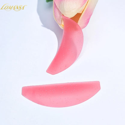 Lomansa 1 pari silikonia Lash Pehmentävät tyynyt – Silmälasien suojukset ja suojat Lash-nostoon, ammattimaiset silmälasien kiinnitystarvikkeet