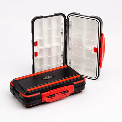 Premium Vattentät dubbelsidig fisketakle Box - Multifunktionell Bait & Tool Organizer