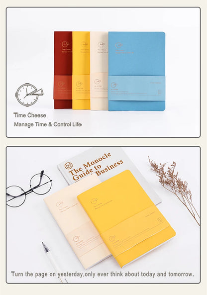 Kinbor Weekly Planner Notebook – Päivittäinen päivä- ja kuukausiohjelma Journa