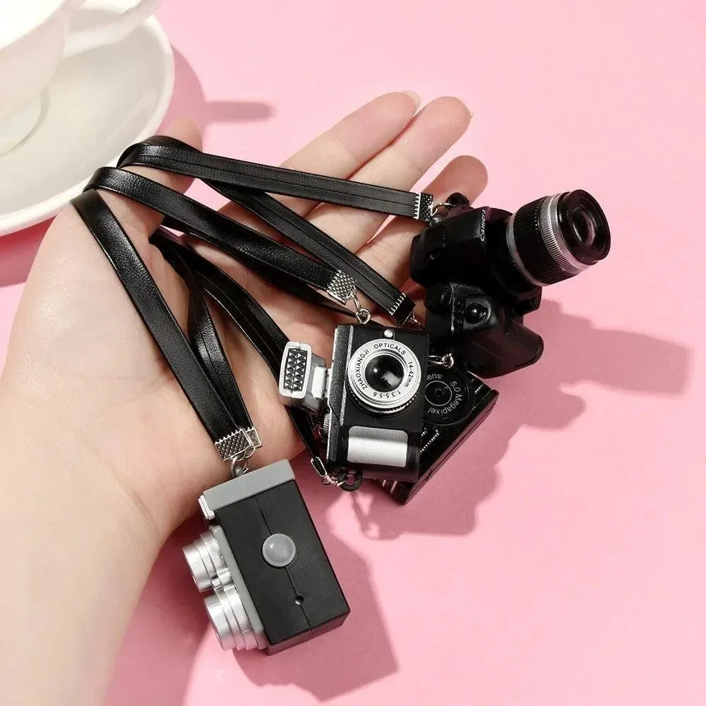 1Pc Miniature Digital SLR-kamera för dockhus – Docka Tillbehör för Labubu & Upset Duck Dolls