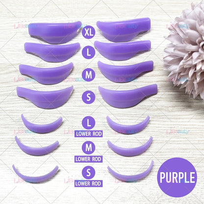 Libeauty 7 Paris Återanvändbara Lash Lift Shield Pads – Silicone Eyelash Curler & Curling Iron Tillbehör, Makeup Tool